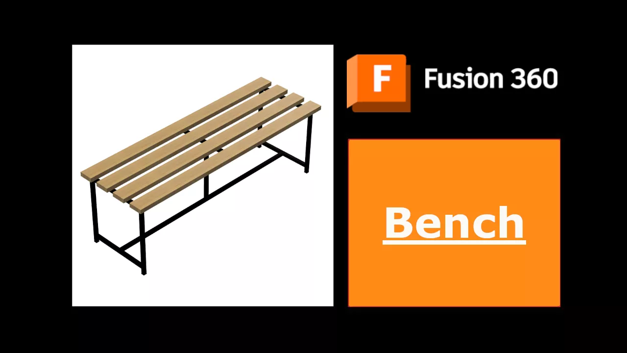 Bench 3D print model