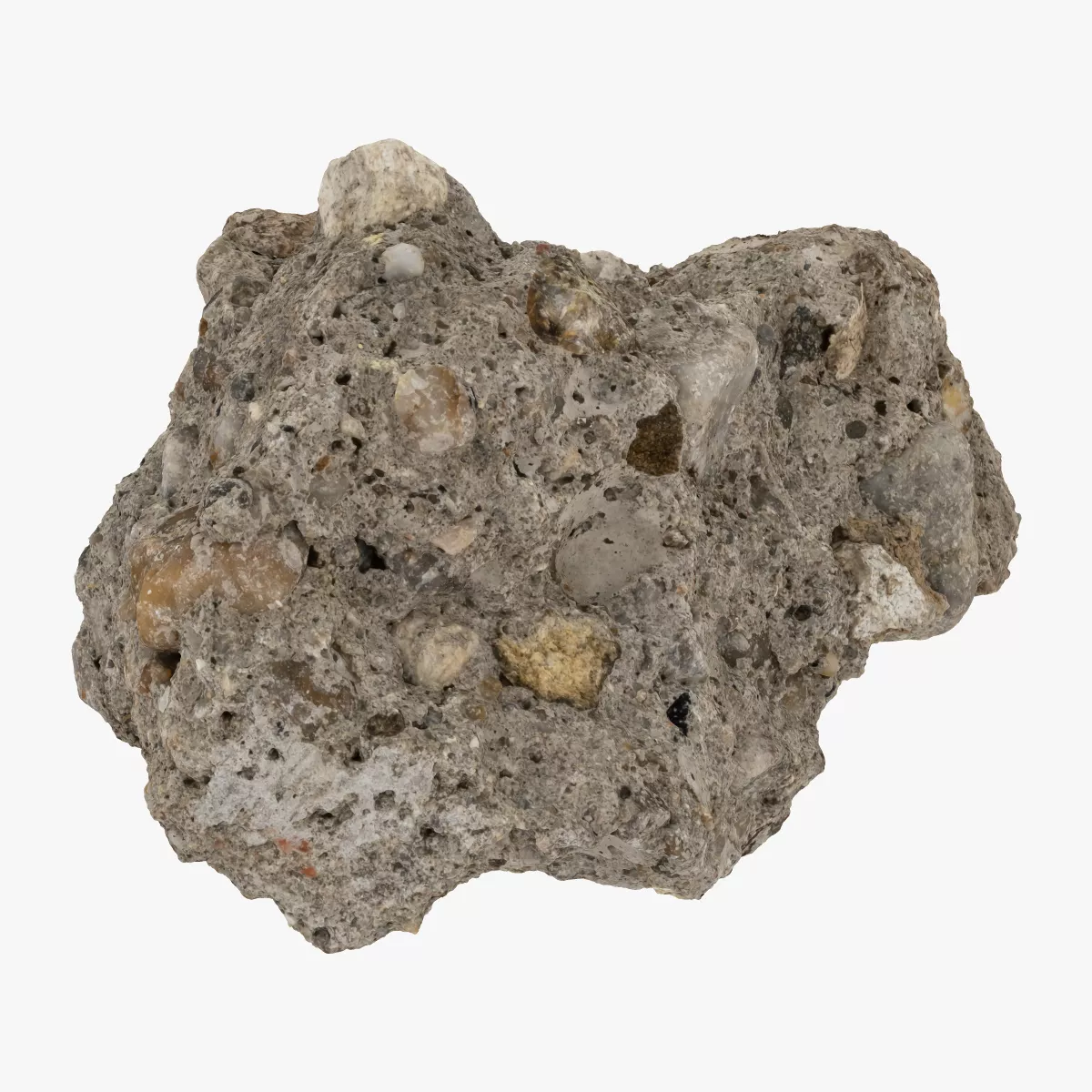 Broken Concrete Piece 04 RAW SCAN 3D model