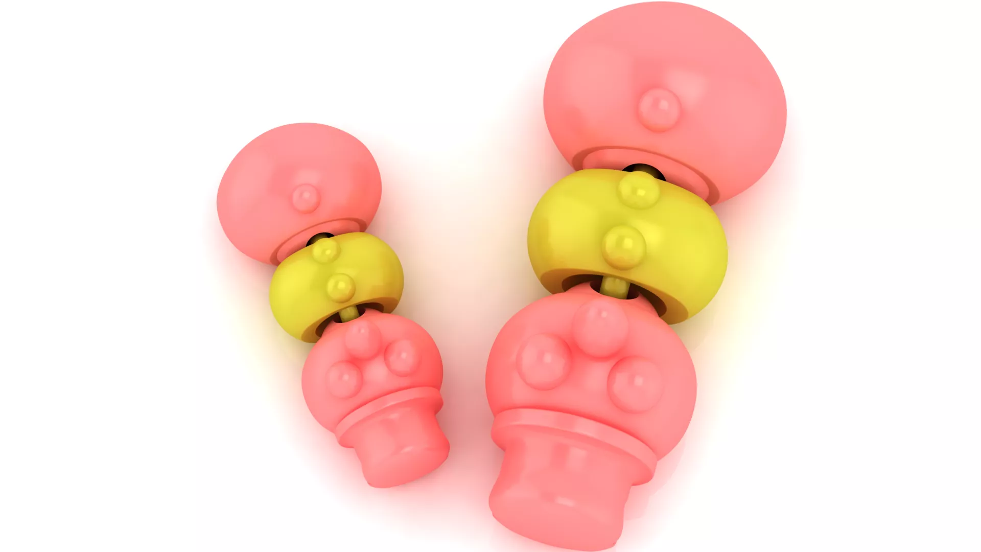 Flexi Snowman 3D print model