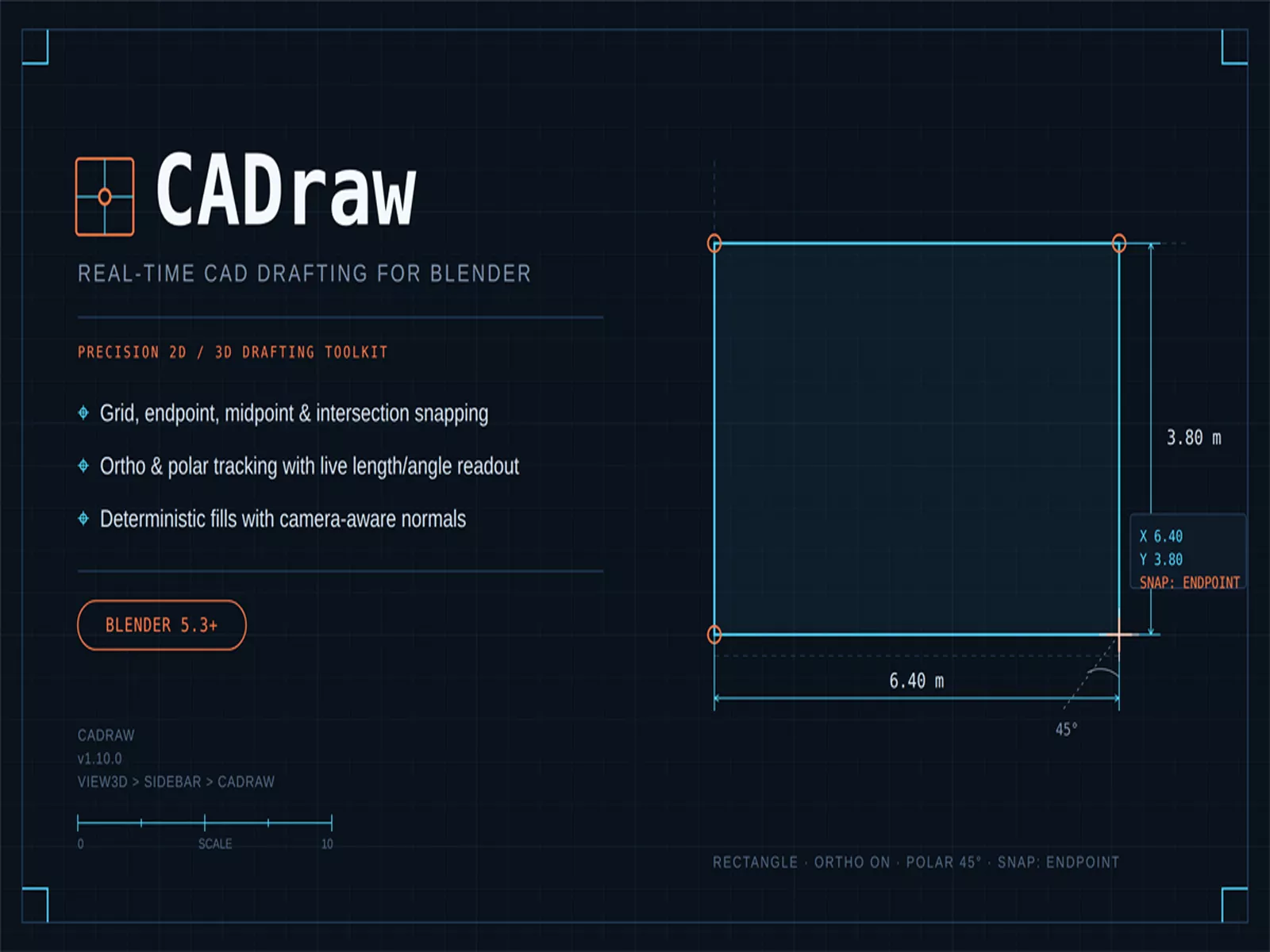 CADraw 3D model