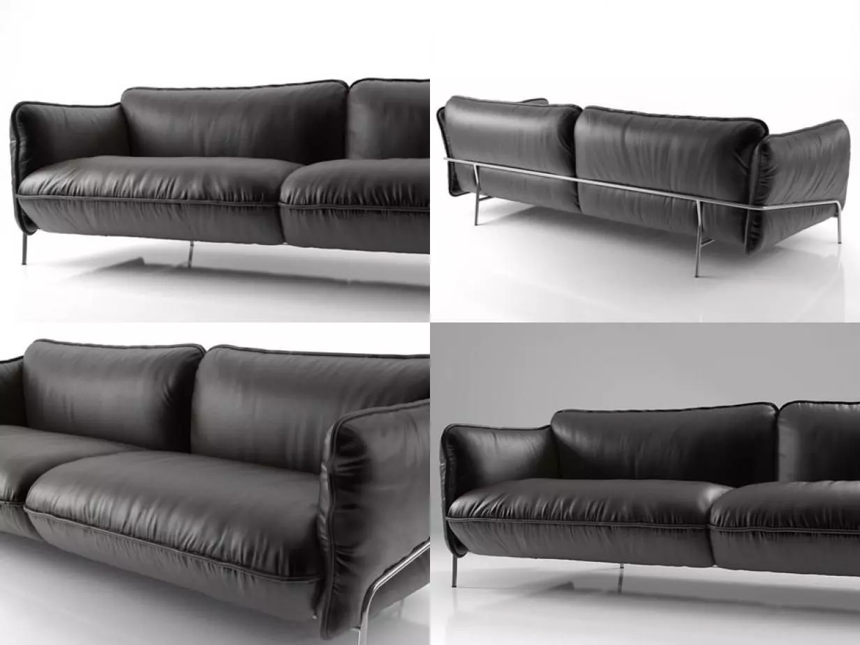 Continental sofa 3D model_2
