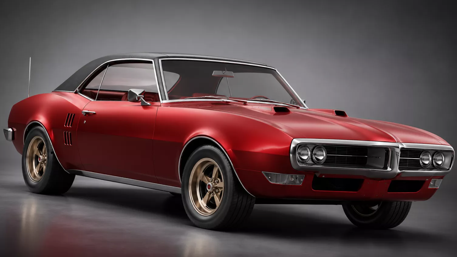 Pontiac Firebird 1968 3D Model 3D model