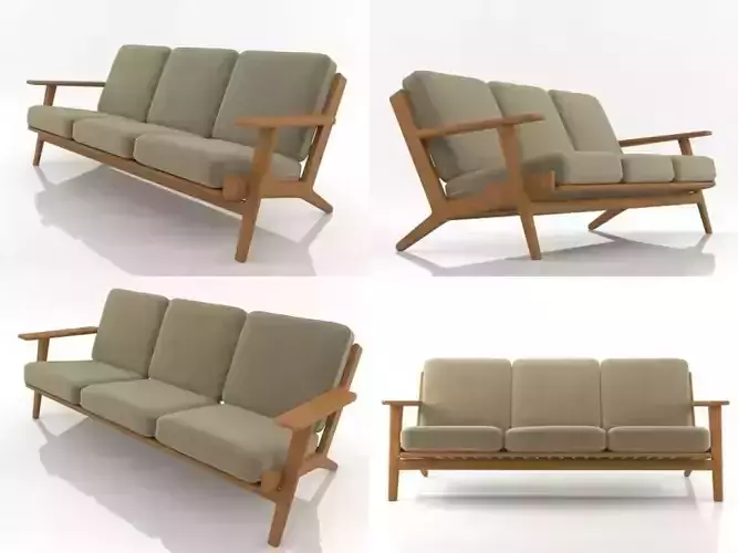 GE 290 3-seater sofa
