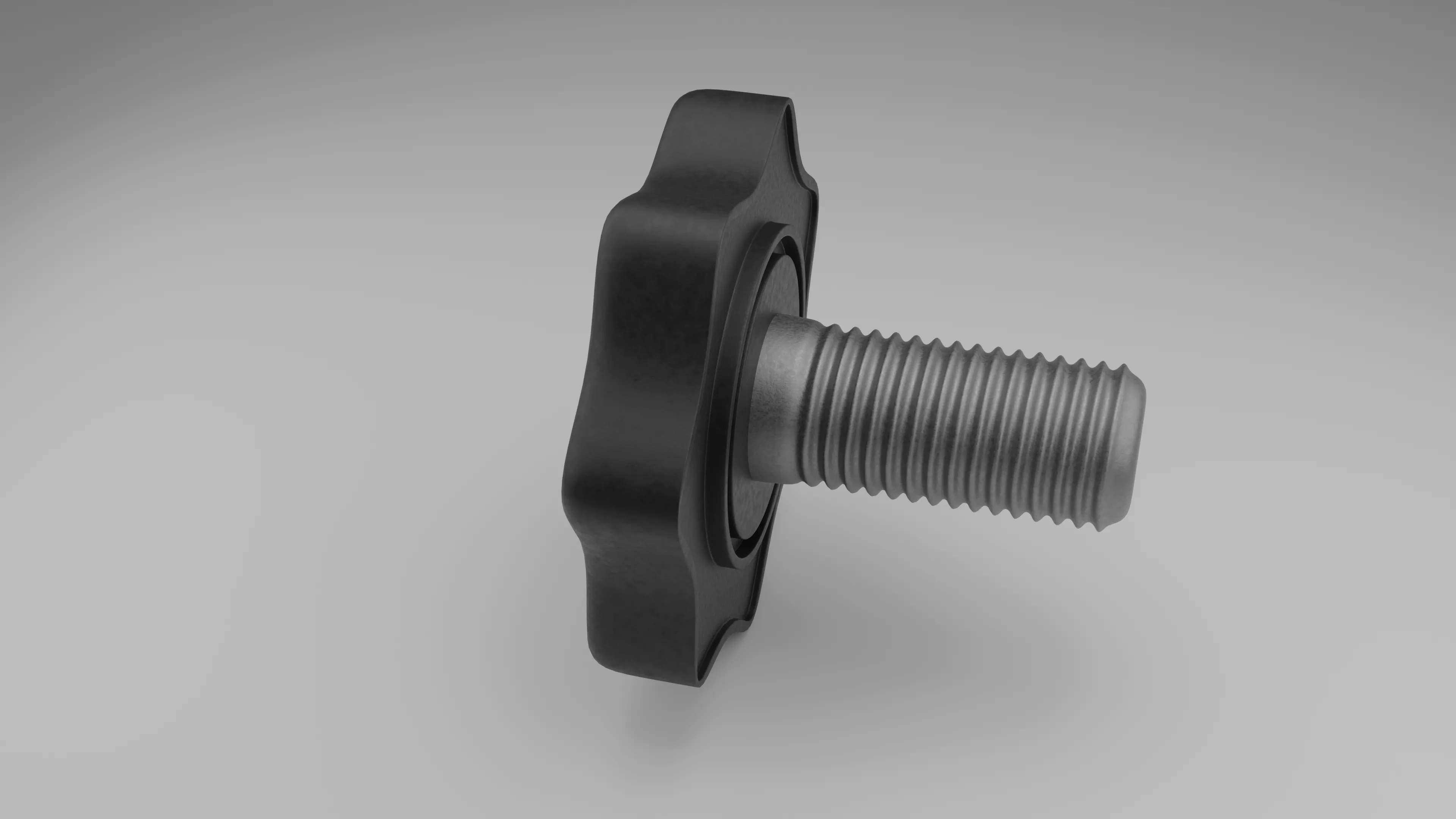 Hex Knob Free low-poly 3D model