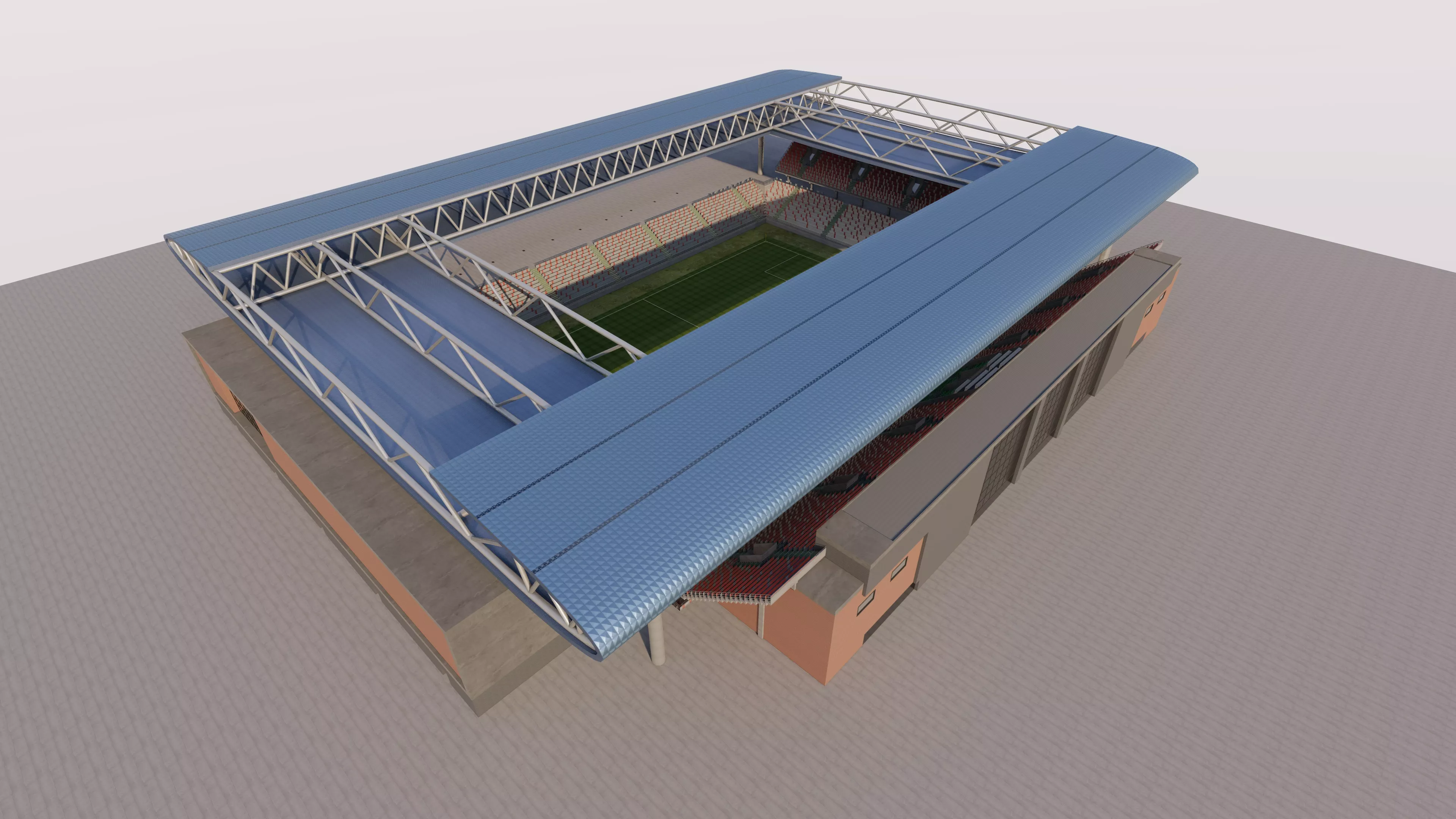 Football Stadium-American football 3D model