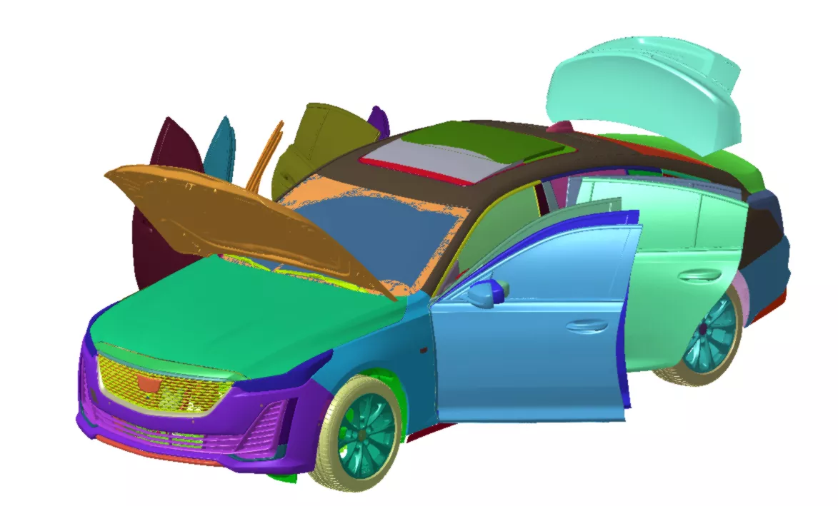 Cadilac CT5 2020 Vehicle 3d scan model 3D model 3D model