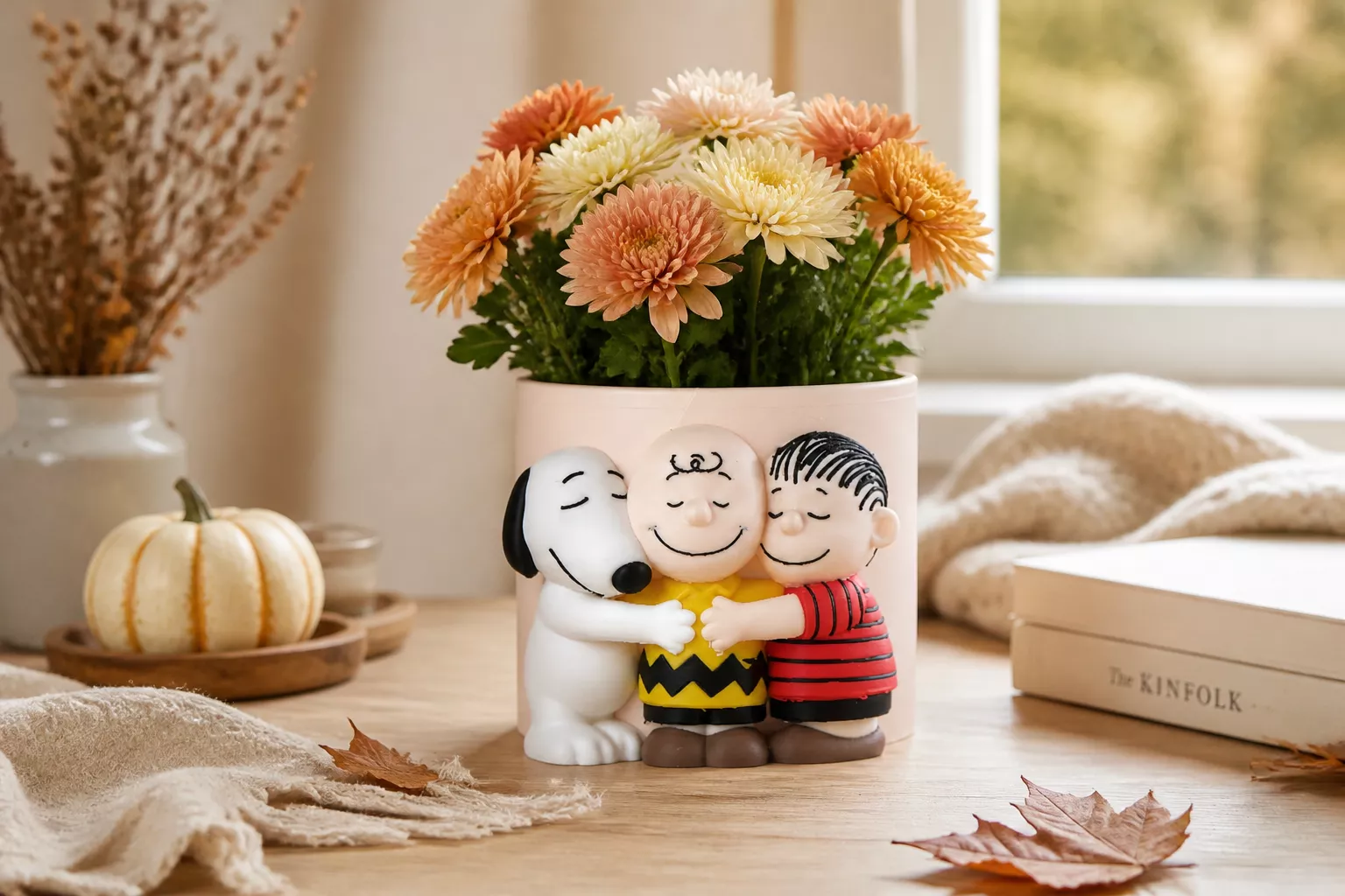 Snoopy Charlie Brown Linus Plant Pot Peanuts Planter 3D print model