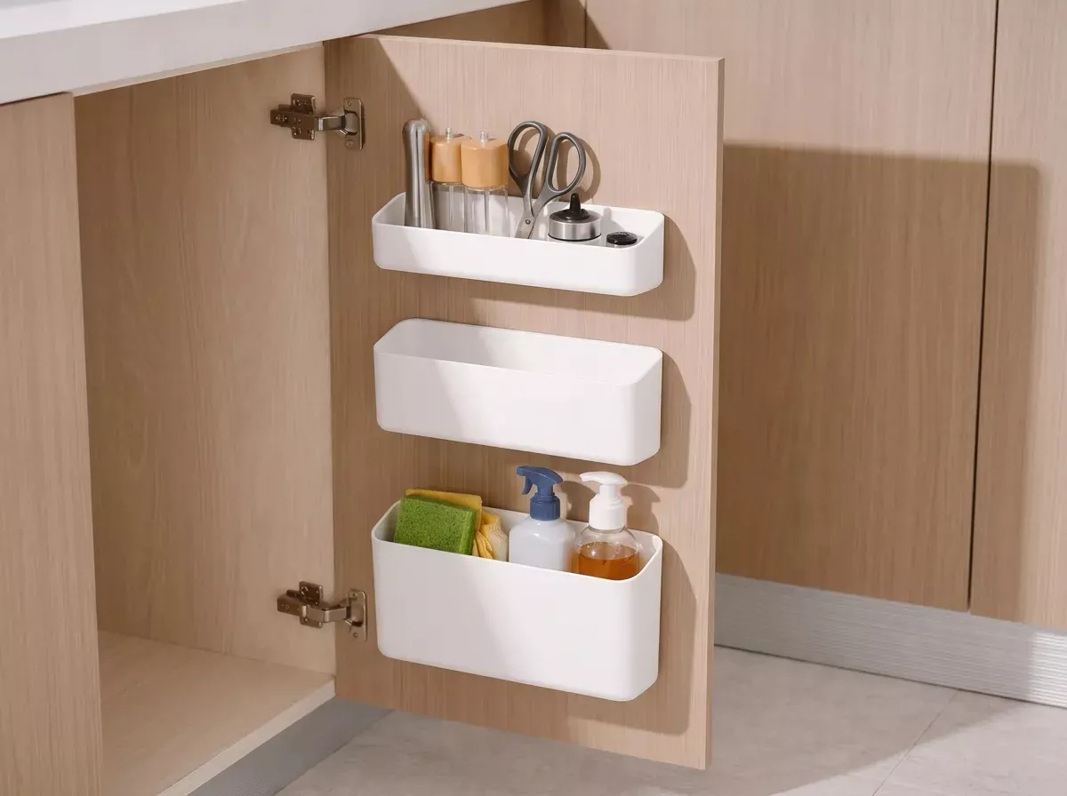 Removable Cabinet Door Organizer Dishwasher Tablets 3D print model