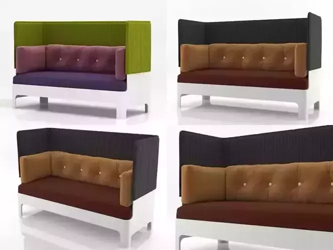 Koja sofa high 3D model