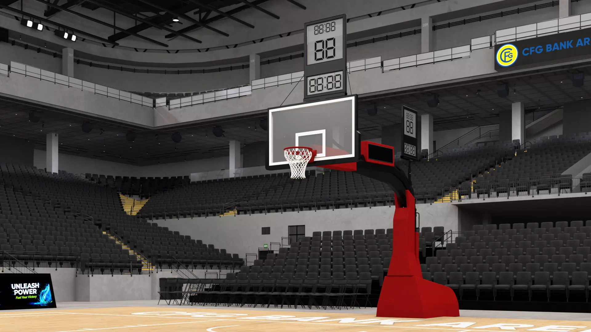 CFG Bank Arena Basketball Indoor Interior 3D model