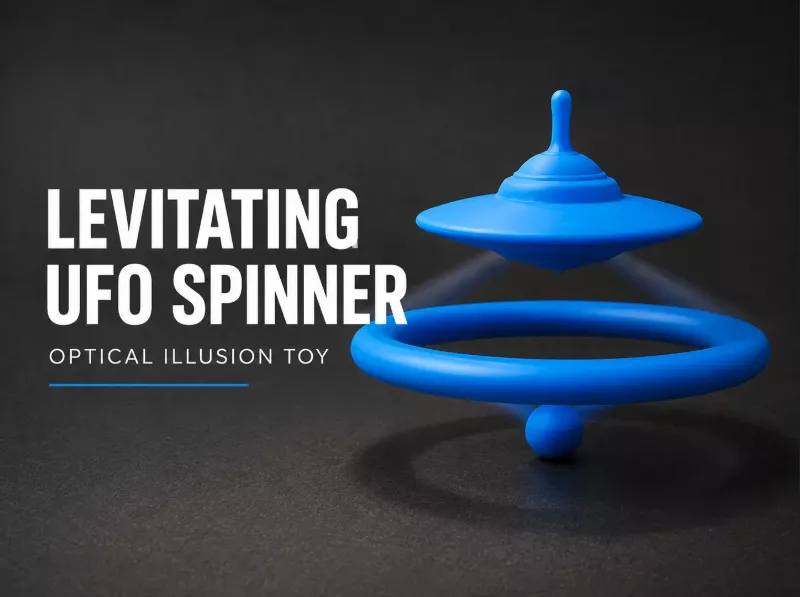 Levitating UFO spins 3D print model