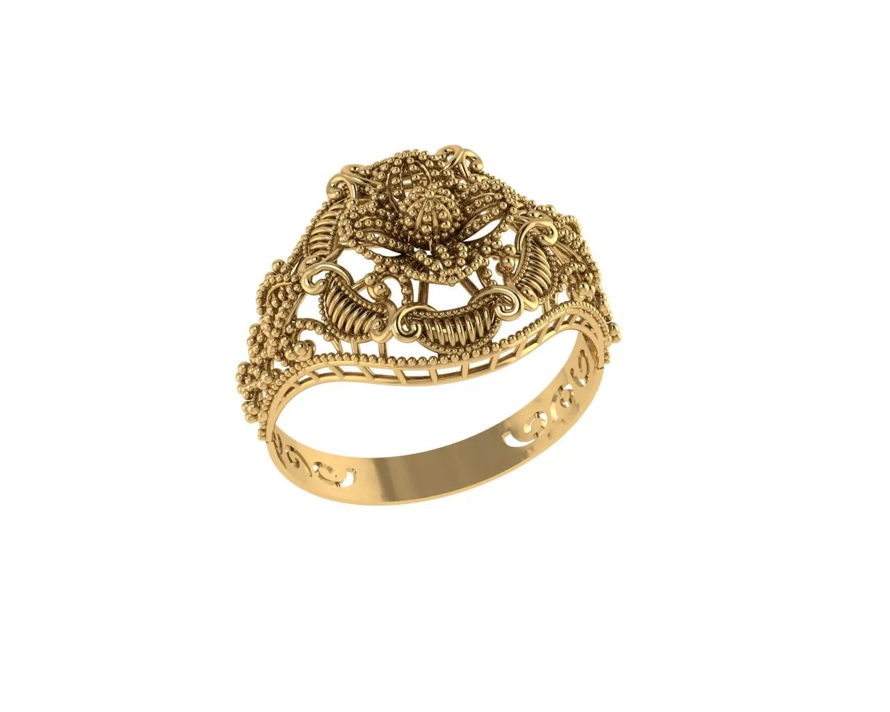 Indian Traditional Rings 3D print model