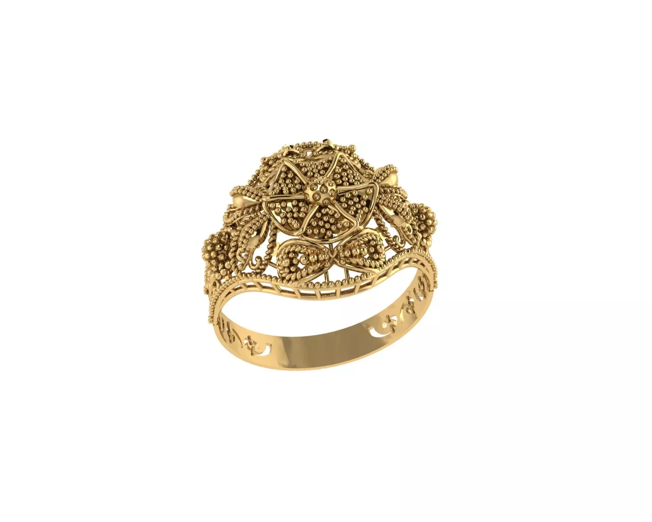 Indian Traditional Rings 3D print model