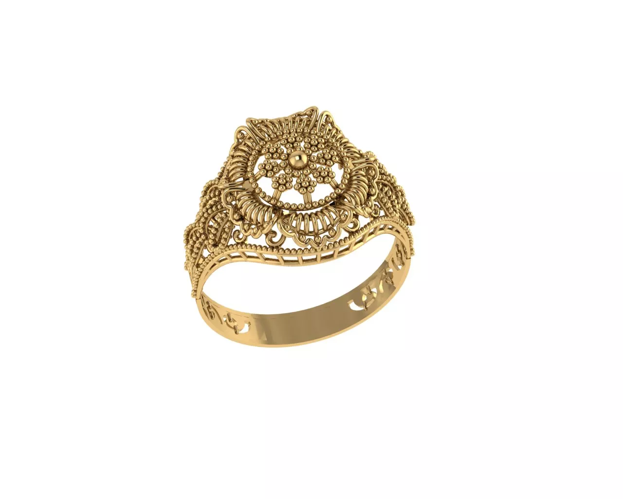 Indian Traditional Rings 3D print model