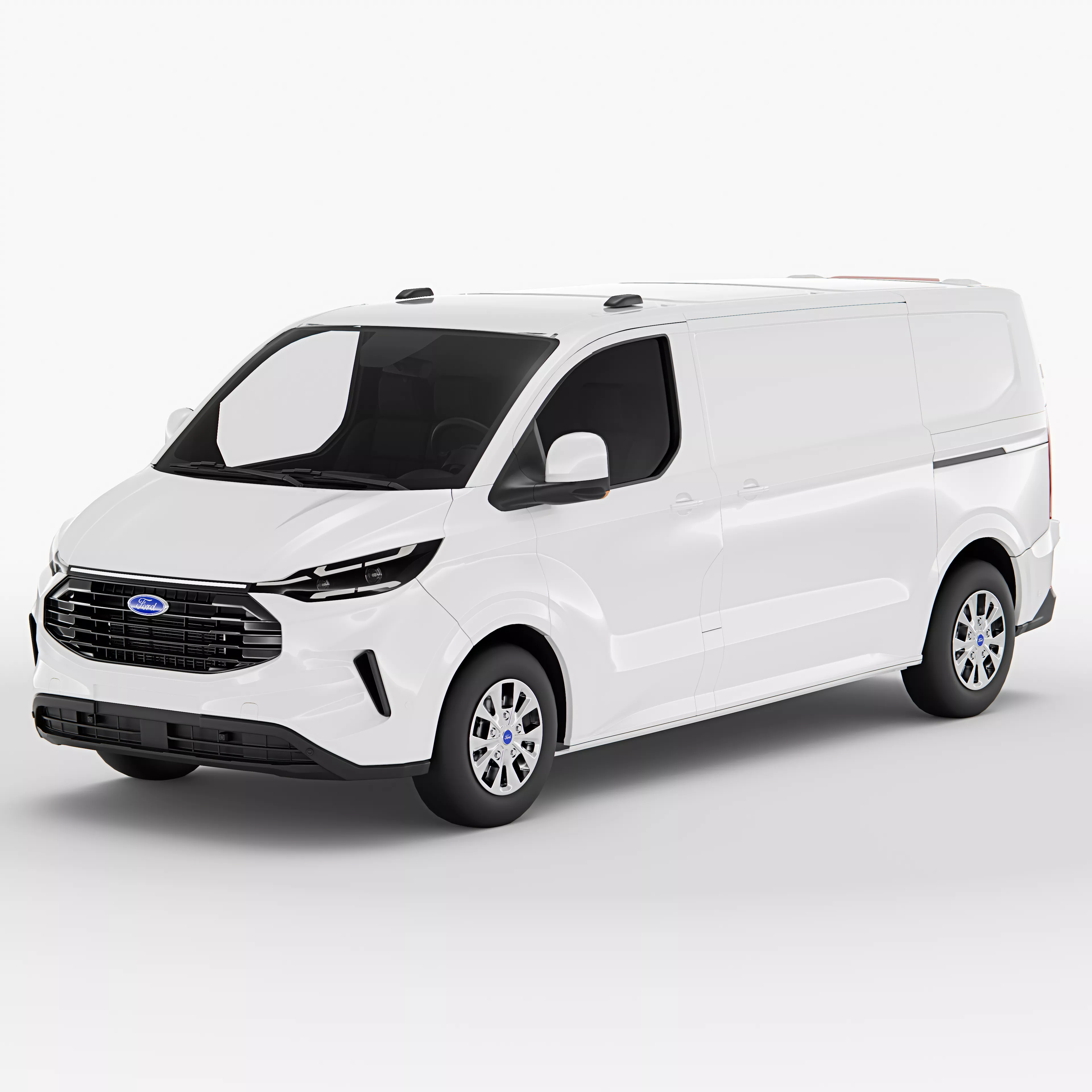 Forod Transit Rigged 3D model