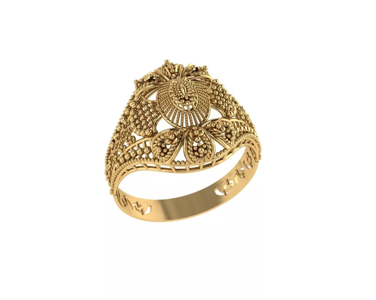 Indian Traditional Rings 3D print model