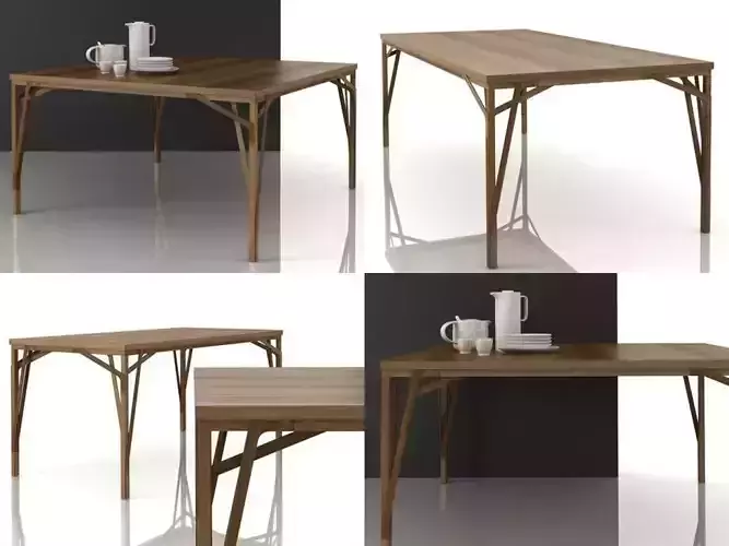 Allumette tables 3D model