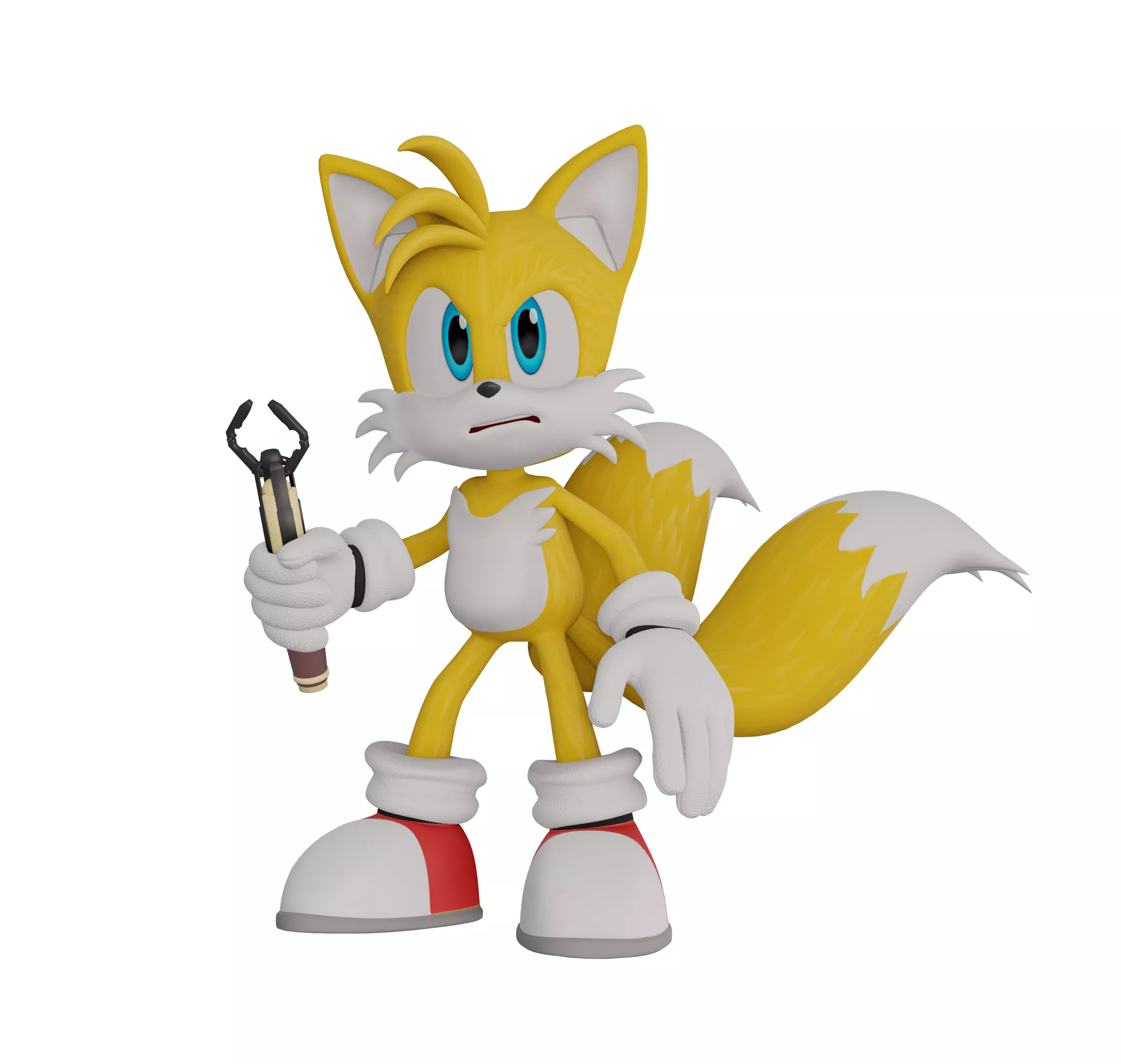 Tails Sonic Prime Model Low-poly 3D model