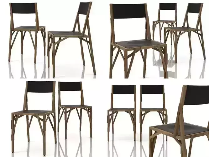 Allumette chair 3D model