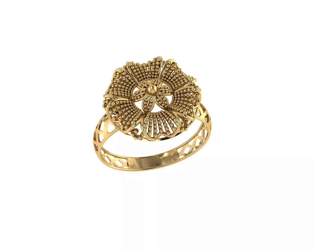 Indian Traditional Rings 3D print model