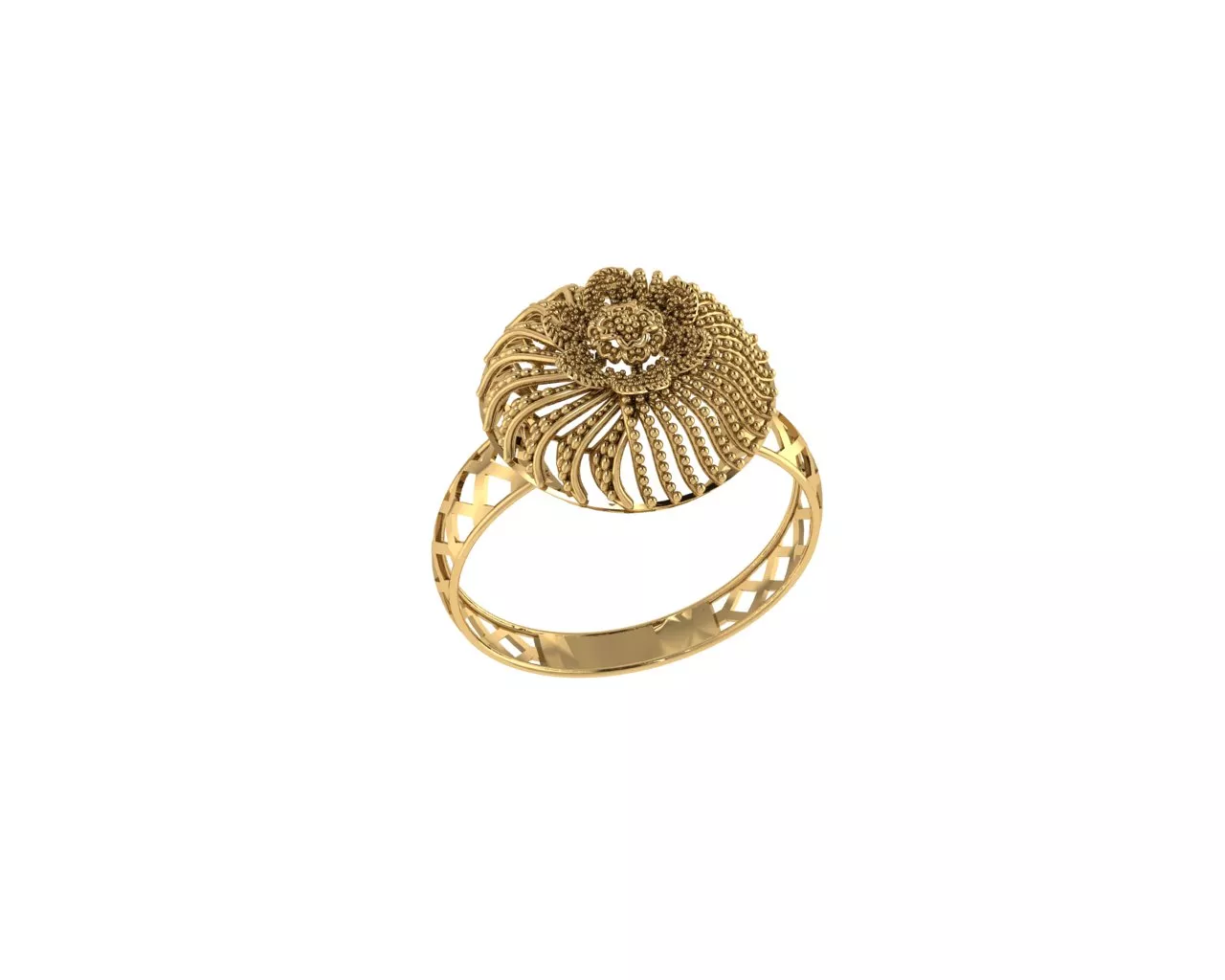 Indian Traditional Rings 3D print model