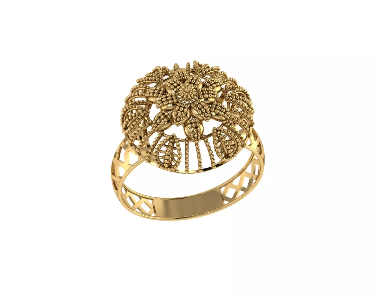 Indian Traditional Rings 3D print model
