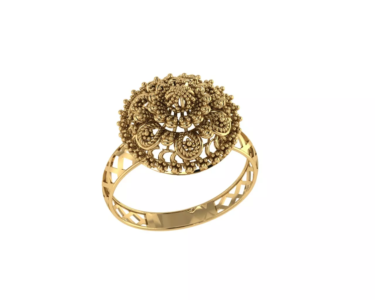 Indian Traditional Rings 3D print model