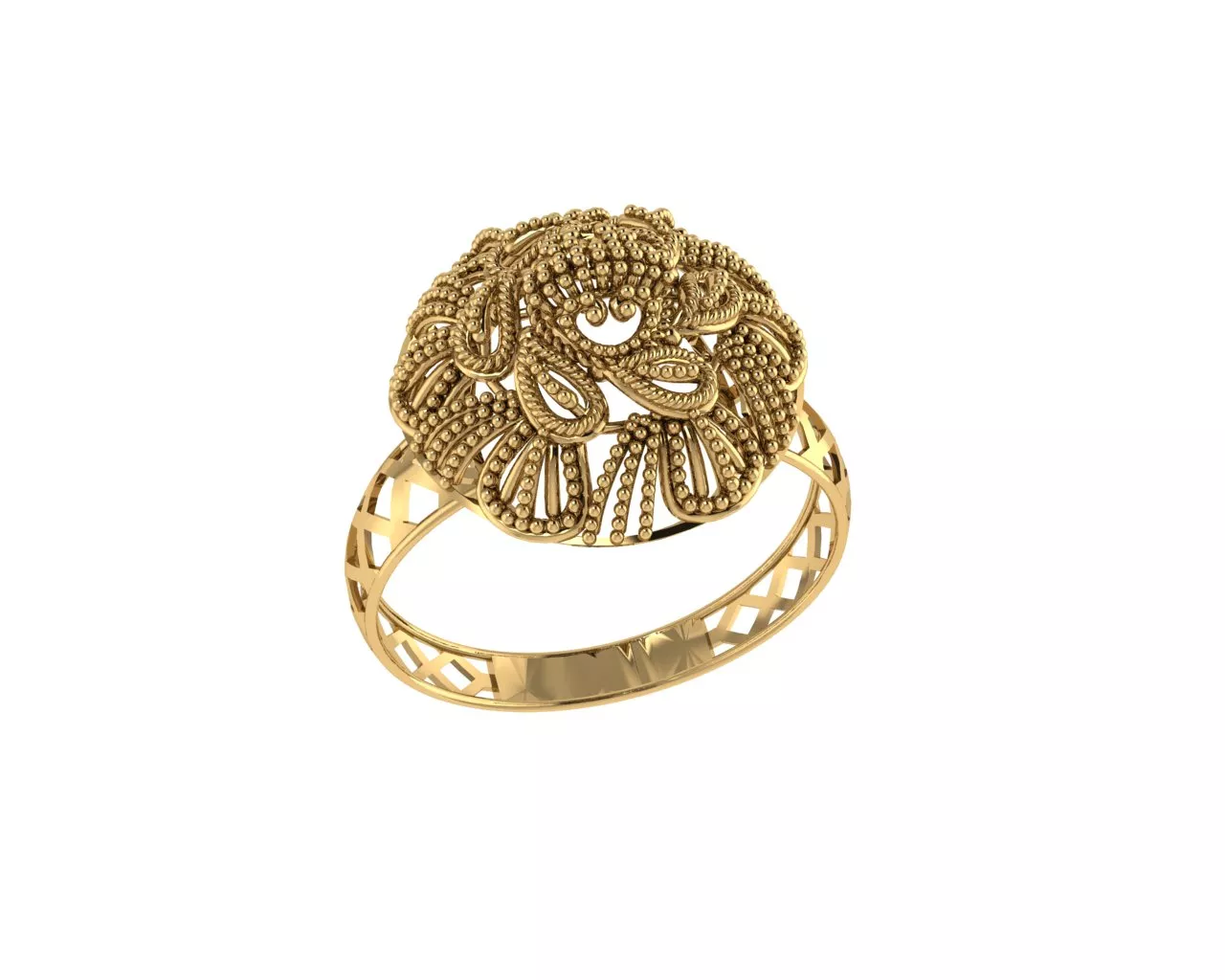 Indian Traditional Rings 3D print model
