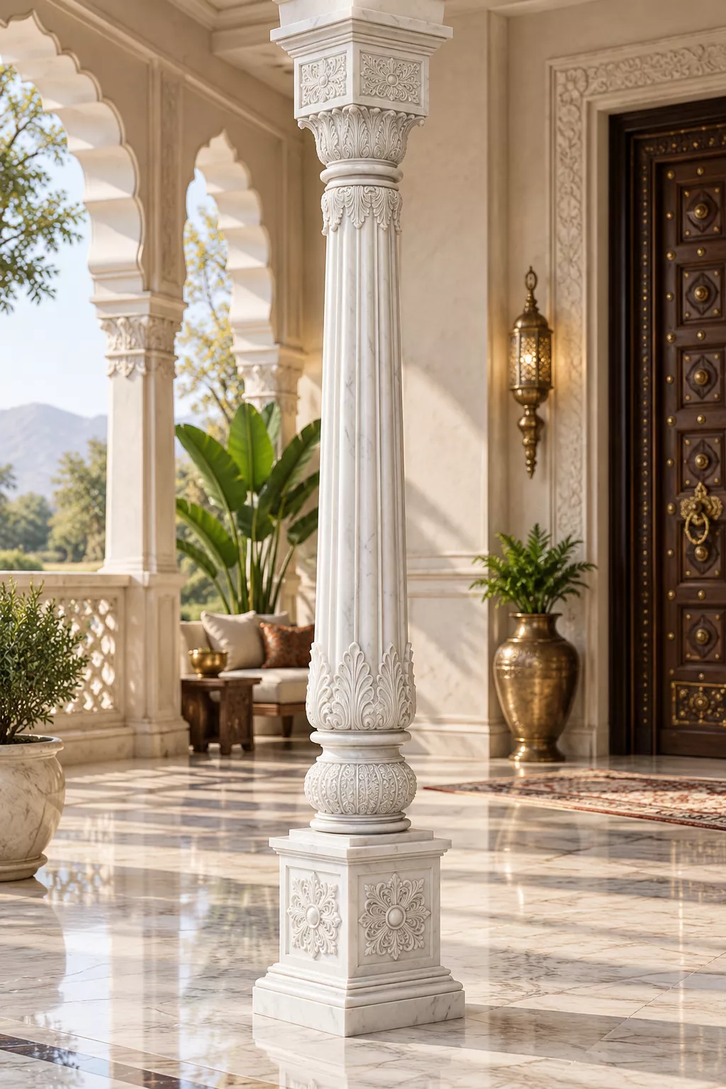 Shivraj Vaibhav Pillar Maratha Royal Architectural Column 3D print model