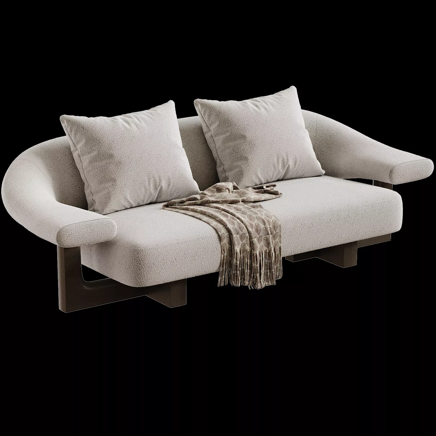 Poliform 2 Seater Owen Sofa 3D model