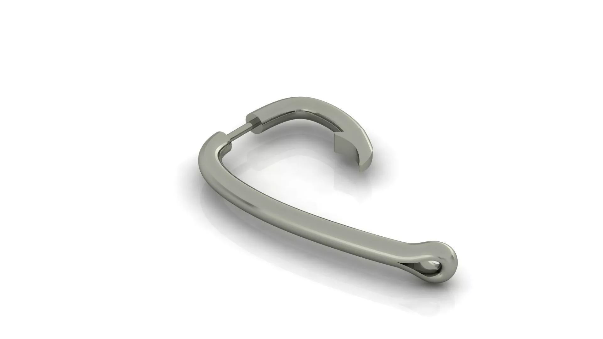 Fish hook Earring 3D print model