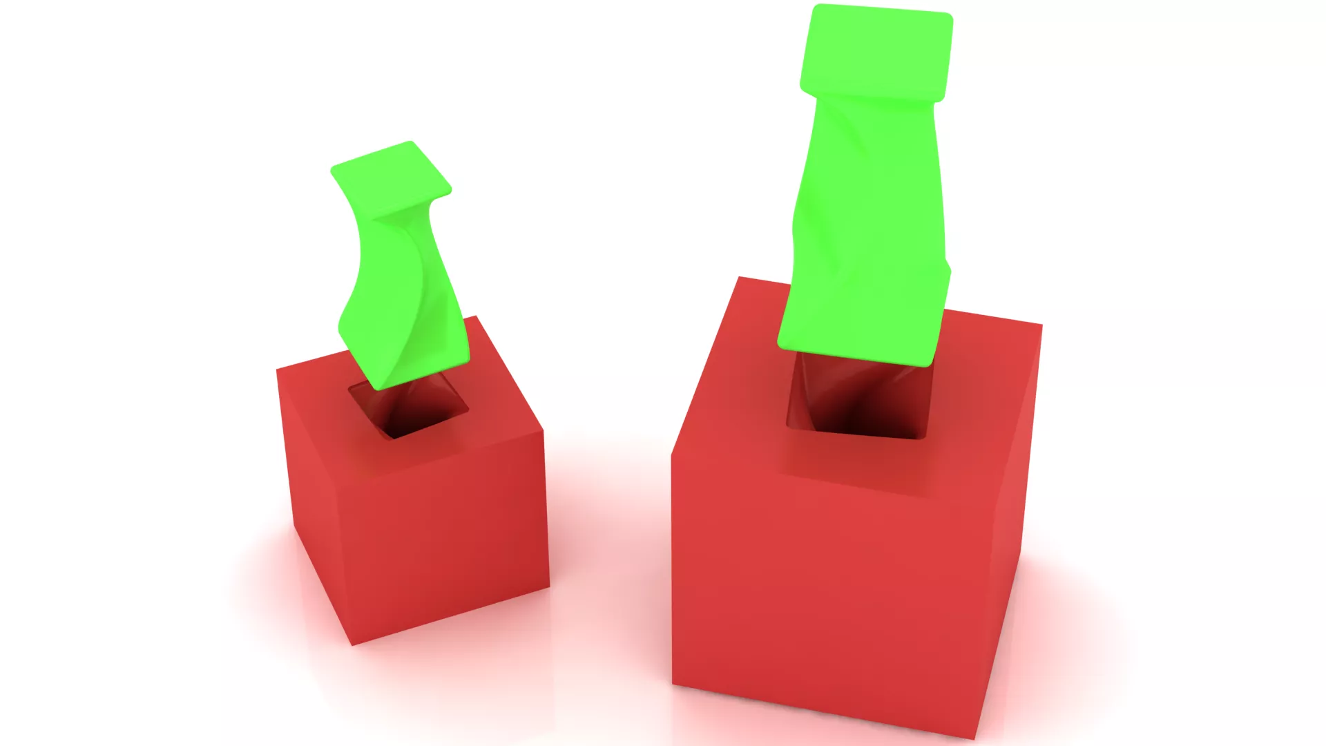 Modern Tissue Box Dispenser 3D print model