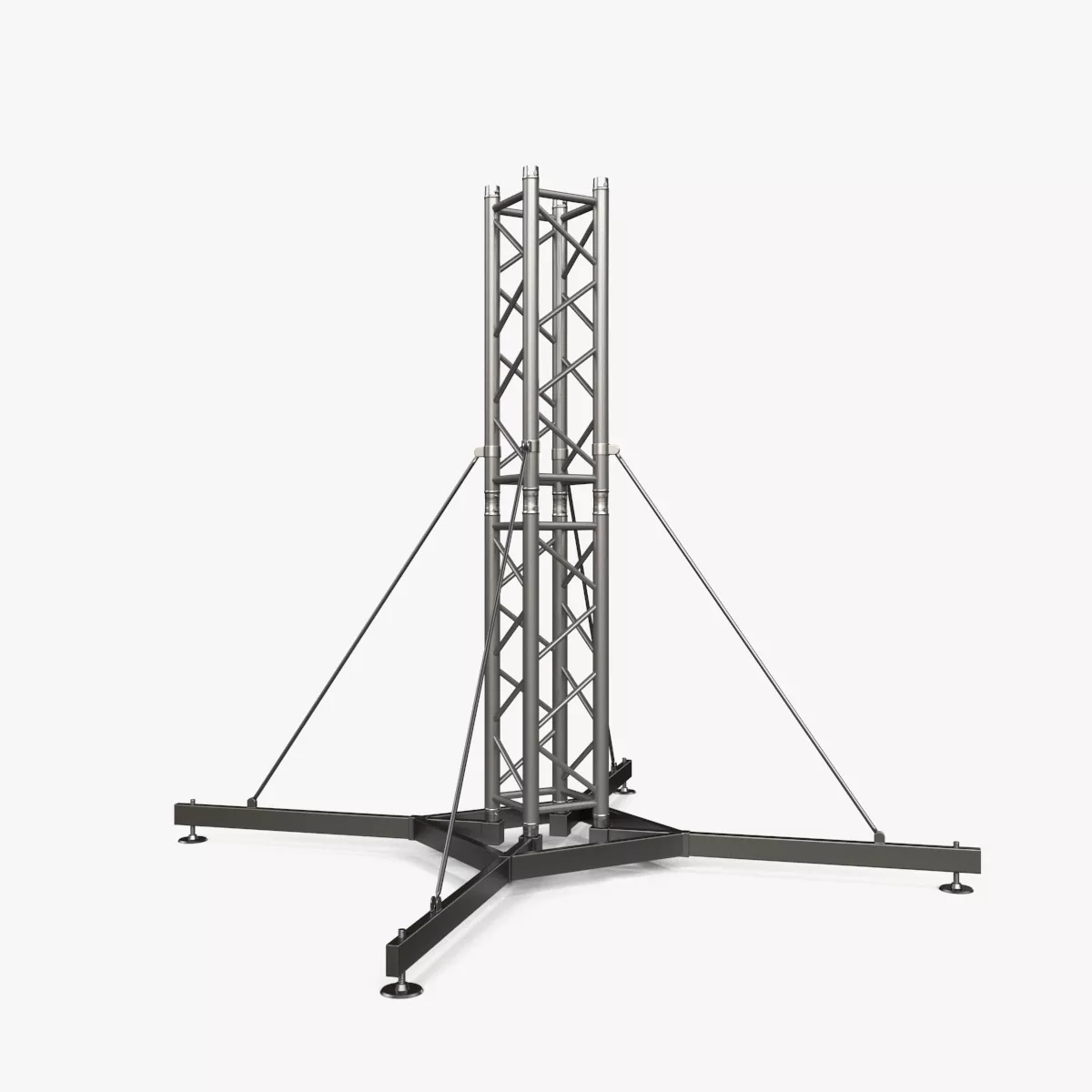 Square Truss A 52D Stand Low-poly 3D model