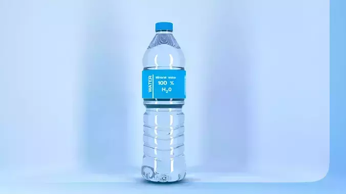 Water Bottle 3D model Water Bottle 3D model