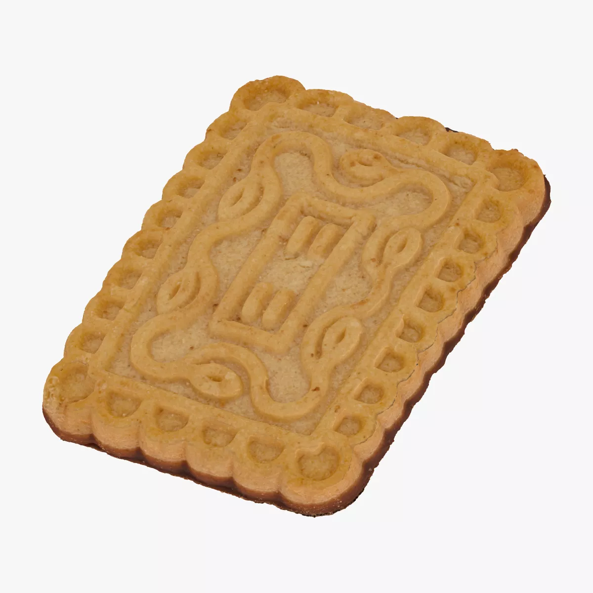 Christmas Chocolate Biscuit 06 RAW Scan 3D model