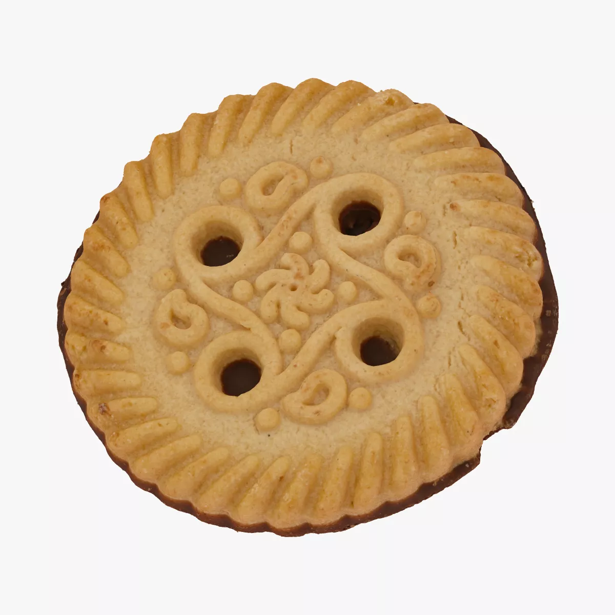 Christmas Chocolate Biscuit 07 RAW Scan 3D model