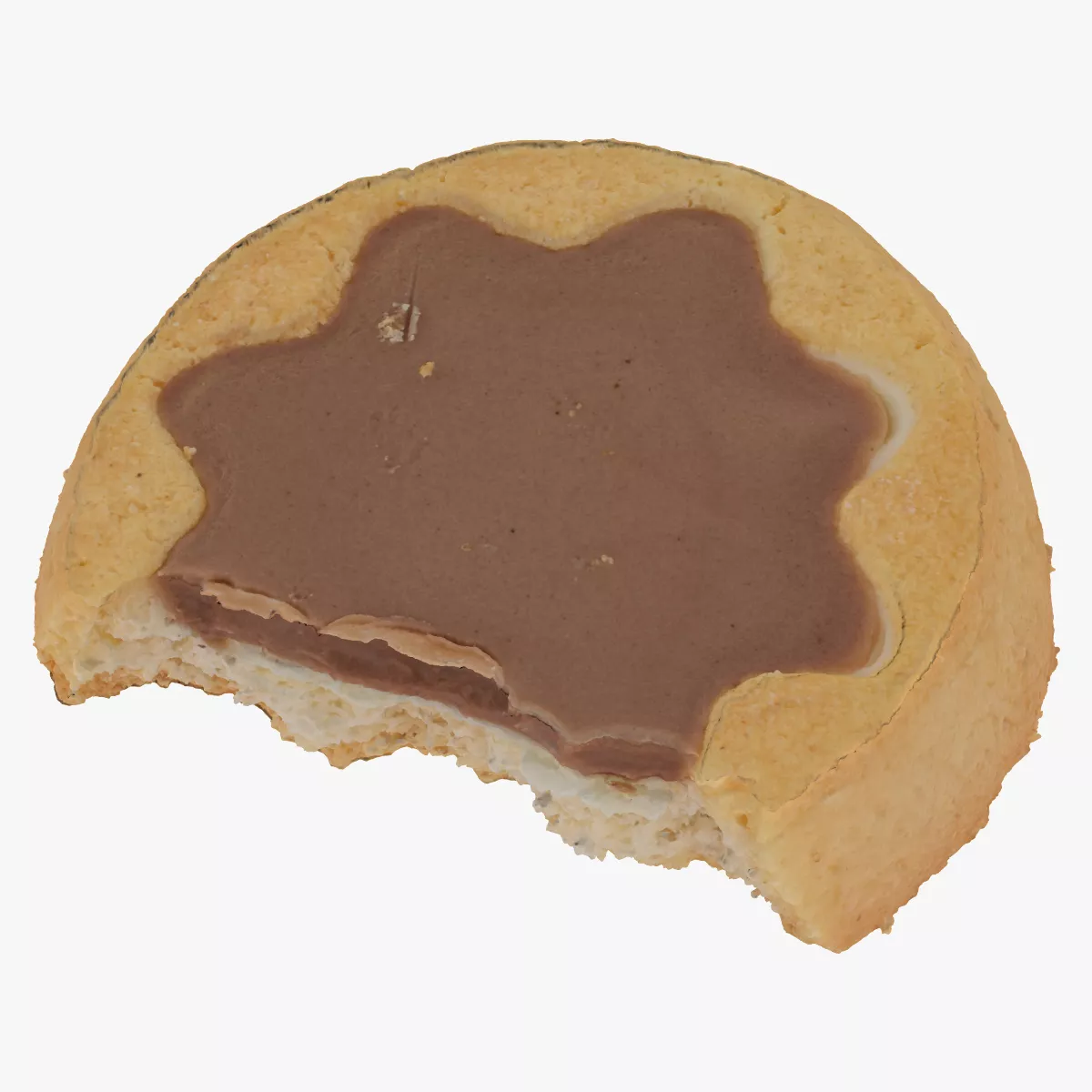 Choco Mini Biscuit 01 Bitten RAW Scan 3D model