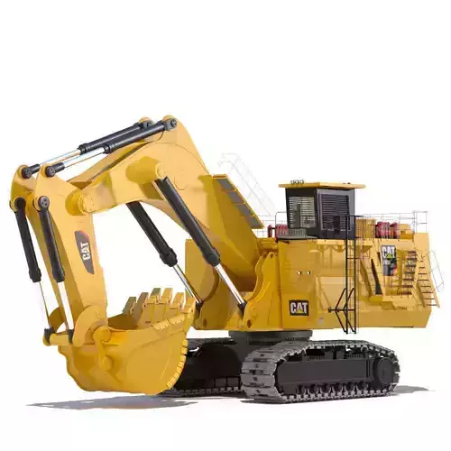 Mining Excavator 6050 Backhoe 3D model