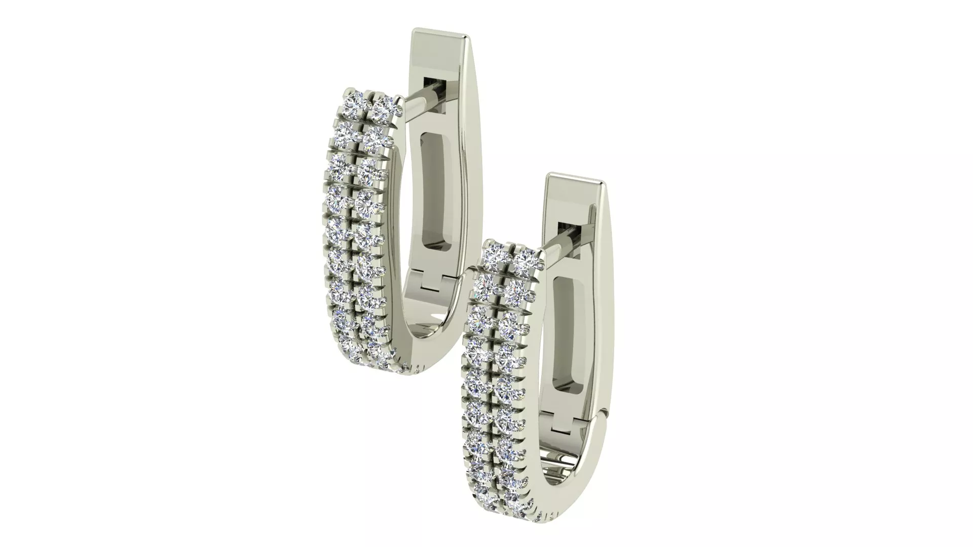 Diamond Hoops 3D print model