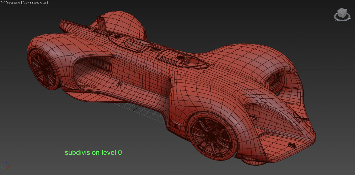 Roborace Formula E car 3D model_8
