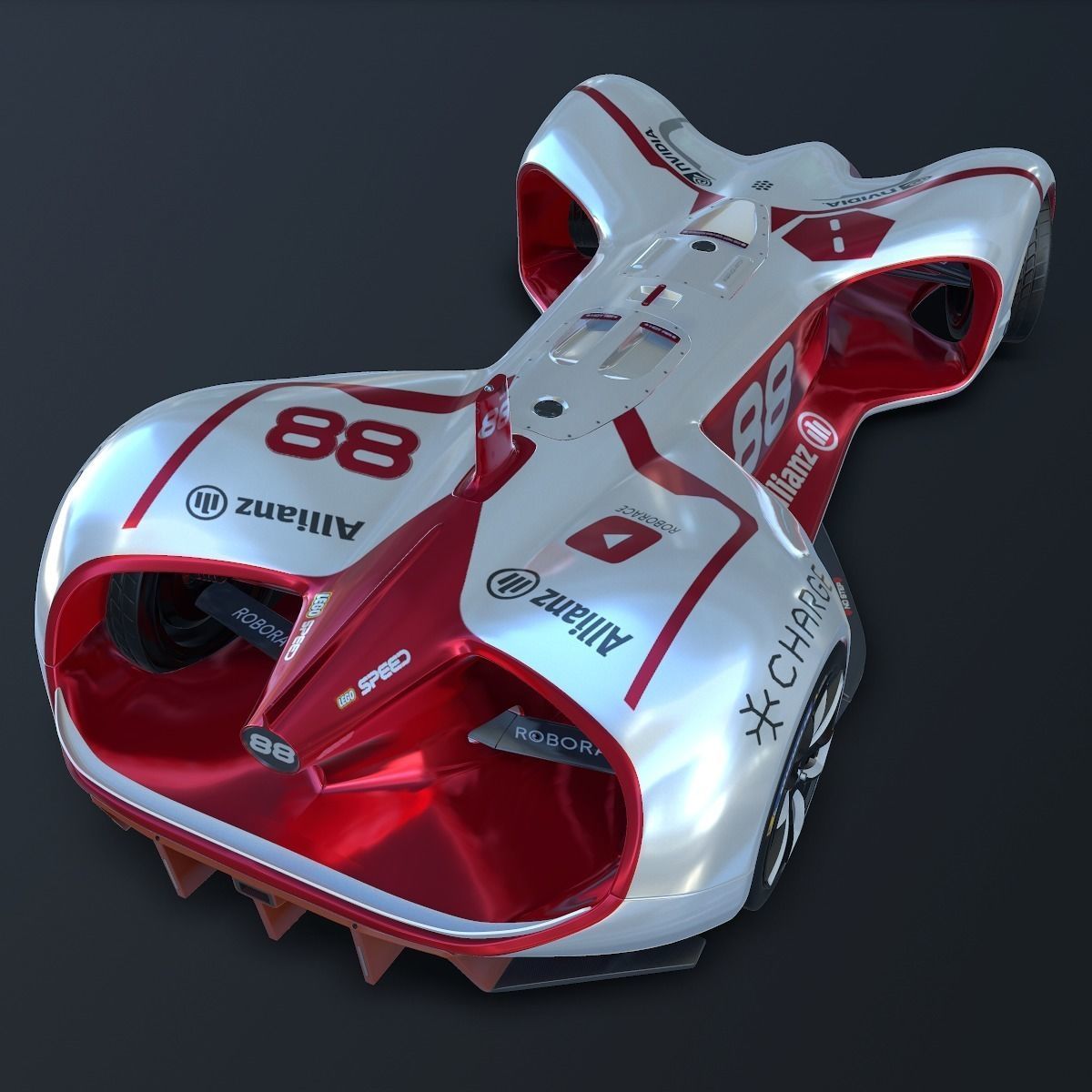 Roborace Formula E car 3D model_6
