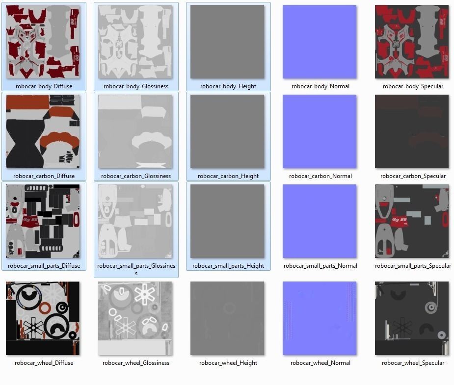 Roborace Formula E car 3D model_10