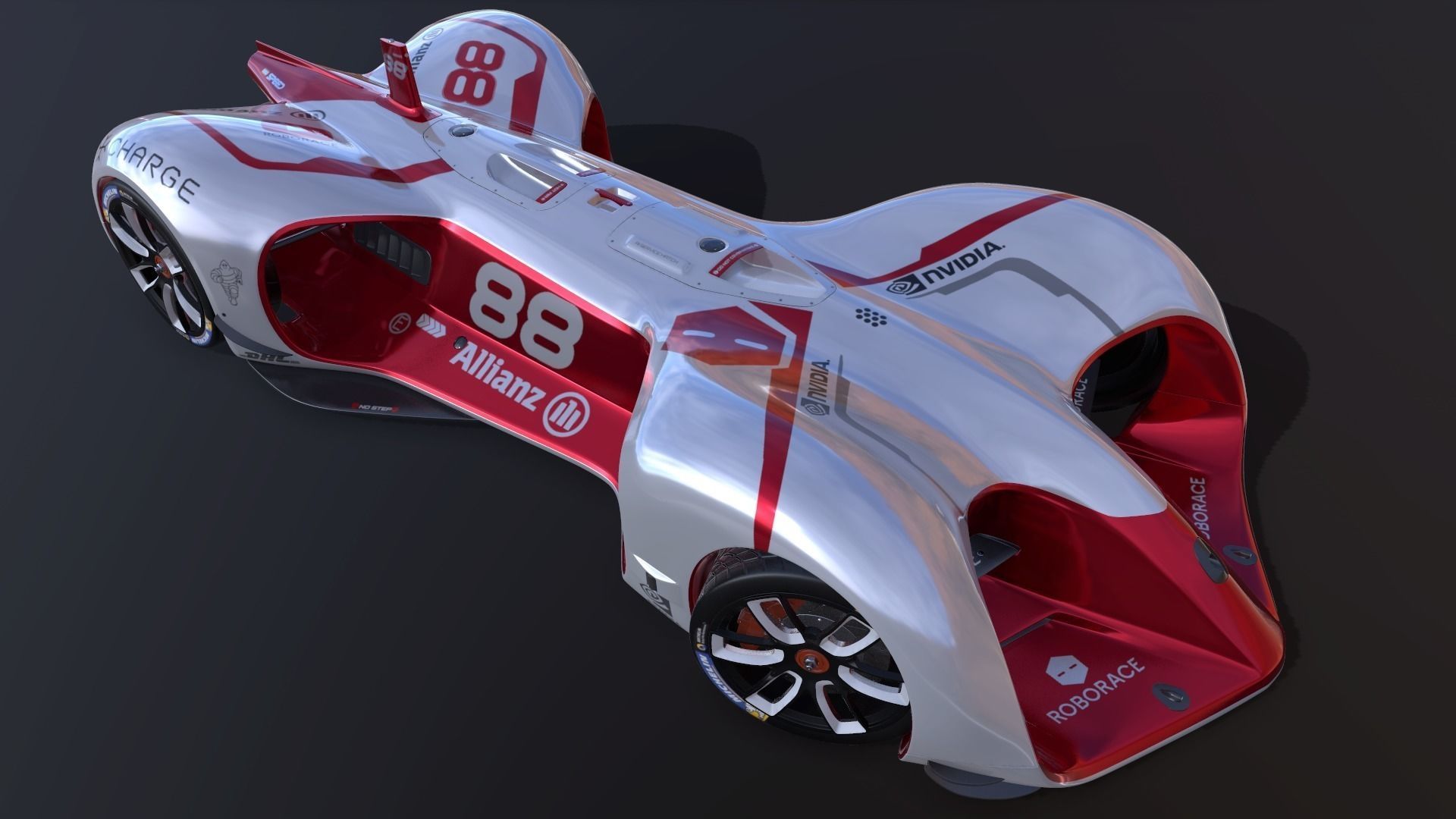 Roborace Formula E car 3D model_5