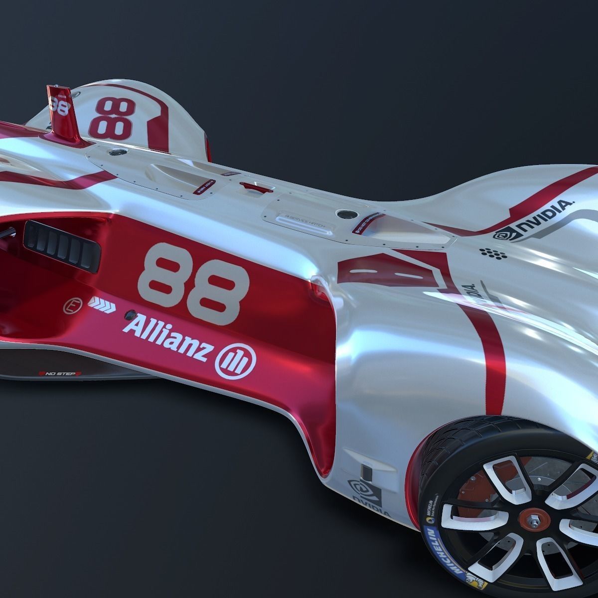 Roborace Formula E car 3D model_7