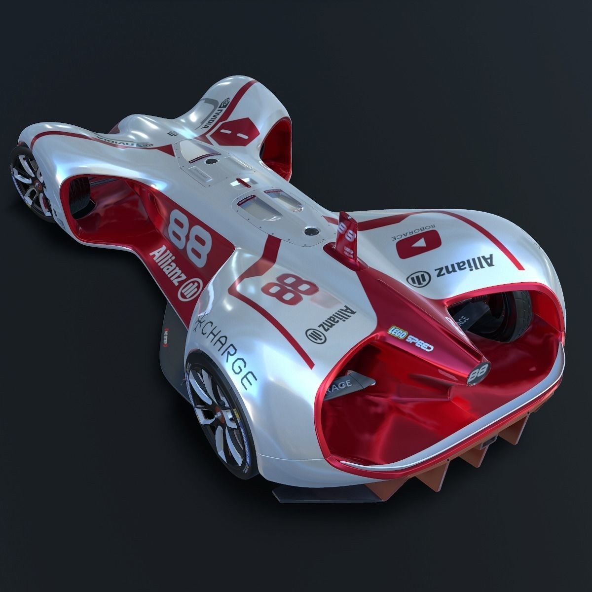 Roborace Formula E car 3D model_3