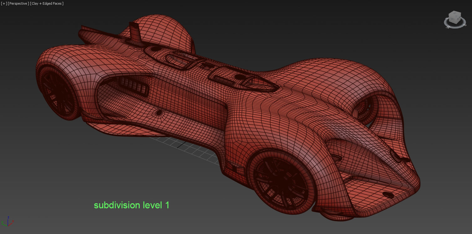 Roborace Formula E car 3D model_9