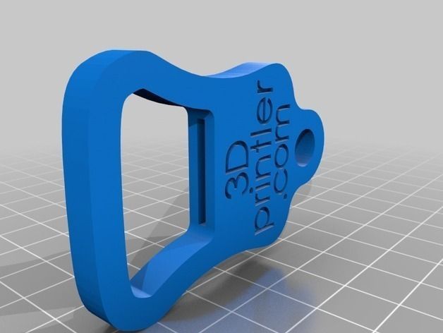 3D Printable Bottle Opener - REUSE YOUR PENNY Free 3D print model_2