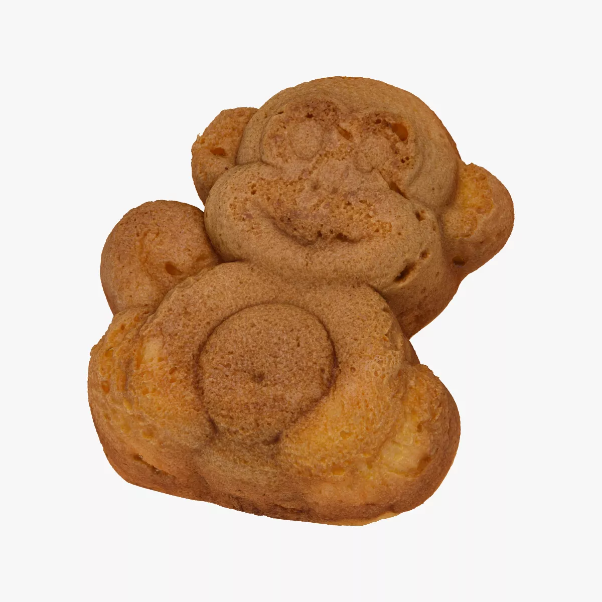Monkey Sponge Cake with Chocolate 01 RAW Scan 3D model