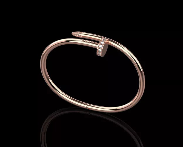 Juste un clou Nail Bracelet 18 Size with Gems N86