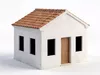 3D model Simple Mediterranean Farmhouse - Terracotta Roof- Stucco ...